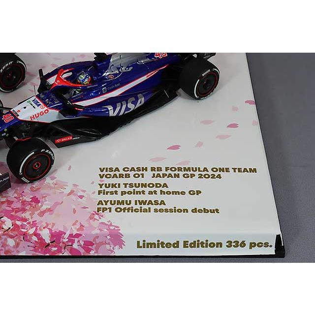 ミニチャンプス 1/43 ビザ キャッシュ RB F1 チーム VCARB 01 2024