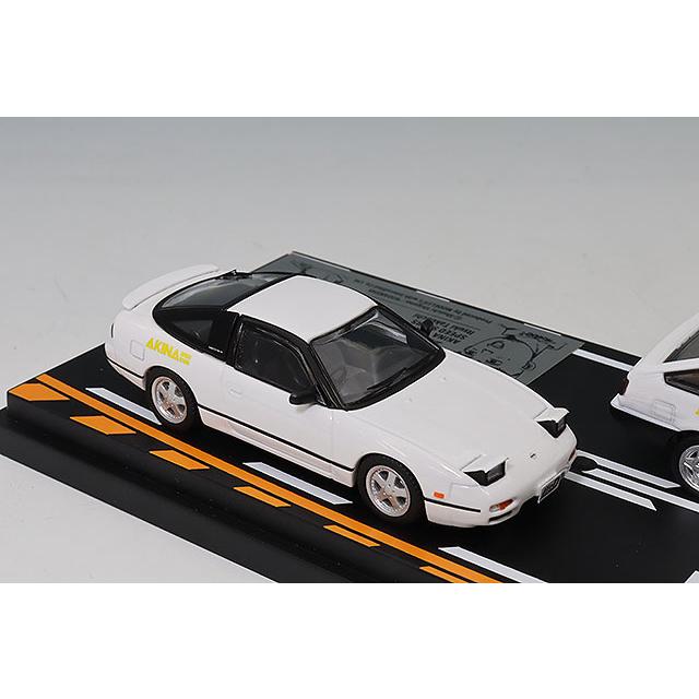 モデラーズ 1/64 頭文字D セットVol.21 武内樹 レビン(AE85) & 健二