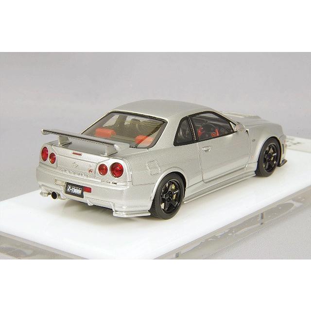ミニカー/完成品 アイドロン 1/43 ニスモ R34 GT-R Z-tune シルバー 再