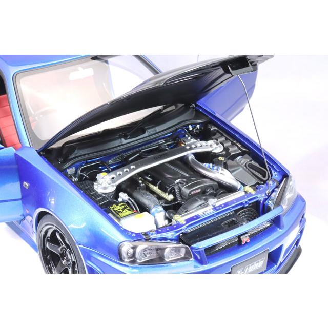 オートアート コンポジット 1/18 ニスモ R34 GT-R Z-tune ベイサイド