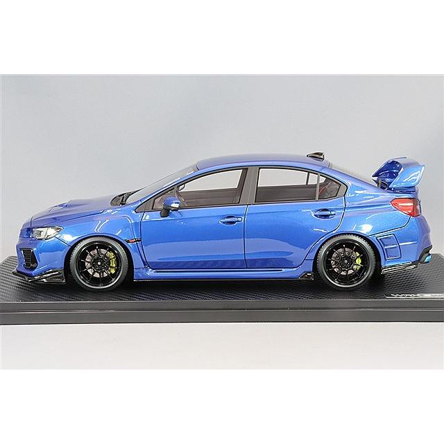 イグニッションモデル 1/18 スバル WRX (CBA-VAB) STI ブルー