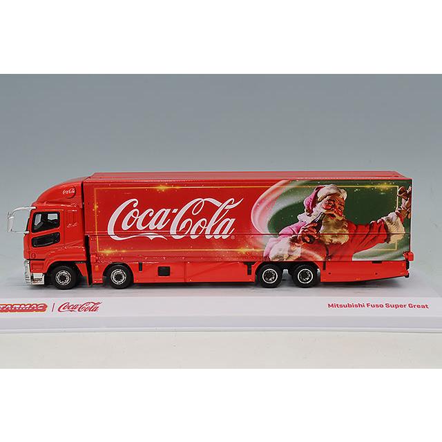 Tarmac 1/64 三菱 FUSO スーパーグレート コカ・コーラ サンタ