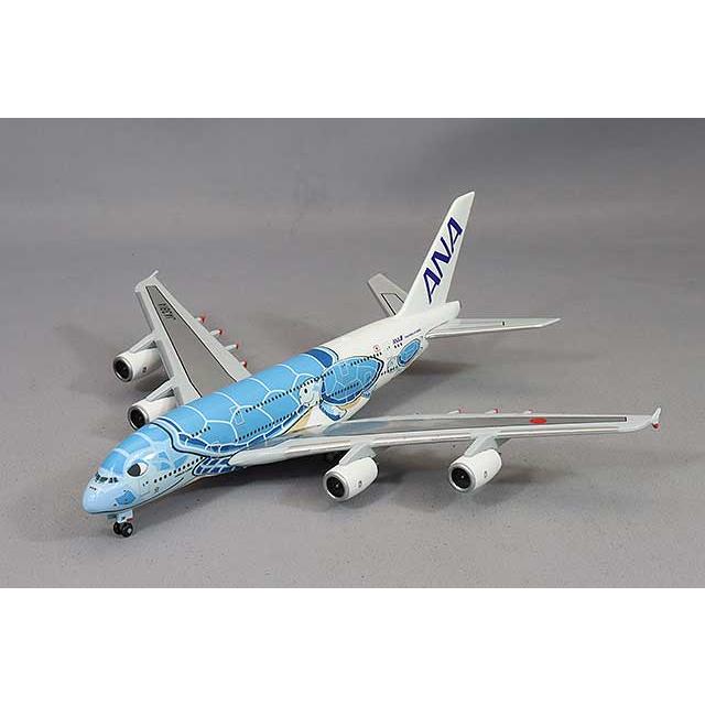 全日空商事 1/500 エアバス A380 JA381A FLYING HONU ANAブルー 【ABS