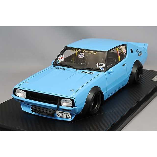 イグニッションモデル 1/18 LB-WORKS ケンメリ 2Dr ライトブルー