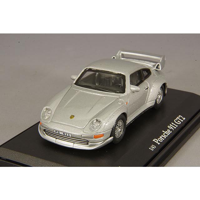 ミニカー/完成品 ホンウェル Cararama 1/43 ポルシェ 911 GT2 シルバー