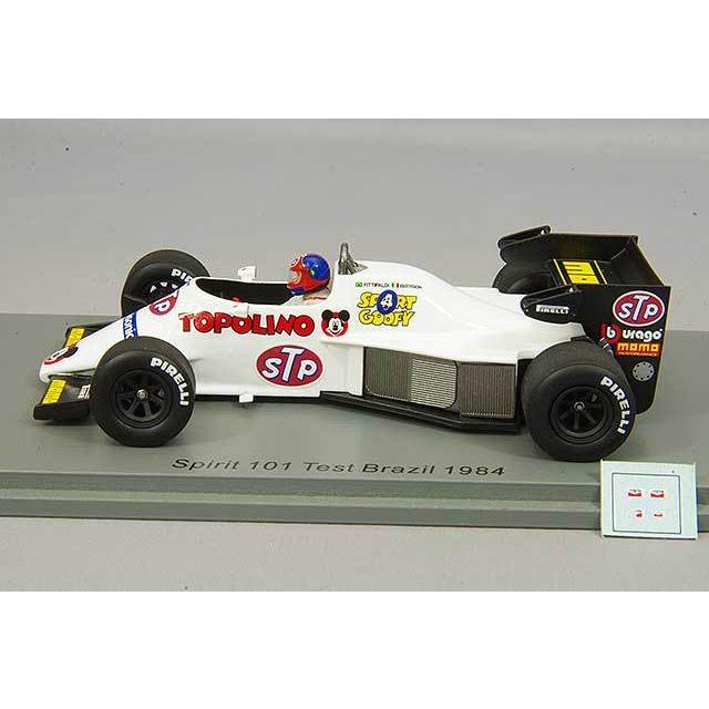 ミニカー/完成品 スパーク 1/43 スピリット 101 1984 F1 ブラジルGP