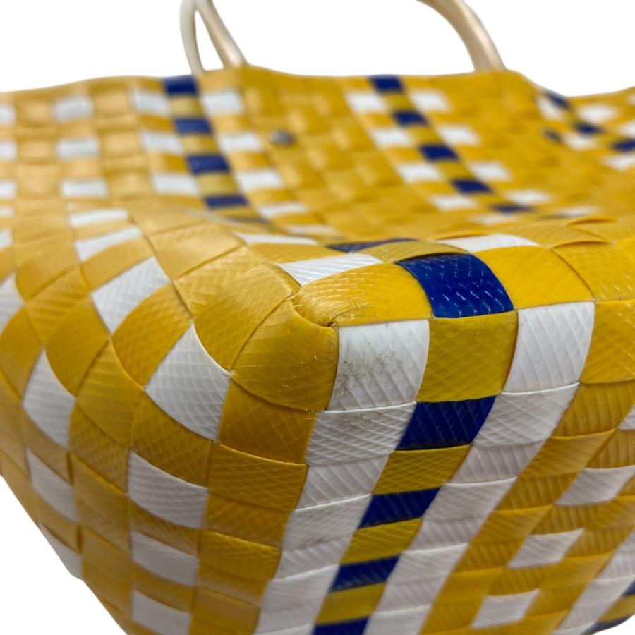 マルニフラワーマーケット カゴバック 黄色 イエロー マルニフラワー