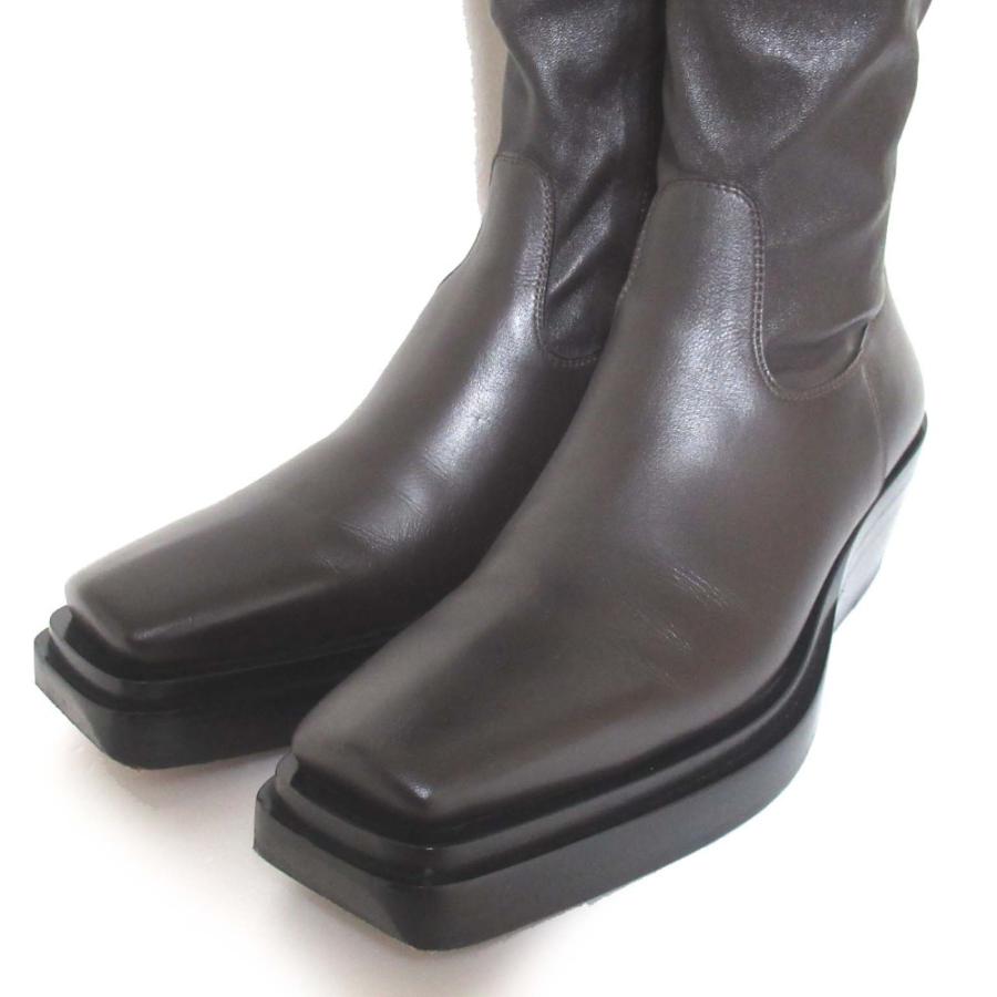 美品 BOTTEGA VENETA ボッテガヴェネタ ストレッチ ナッパレザー