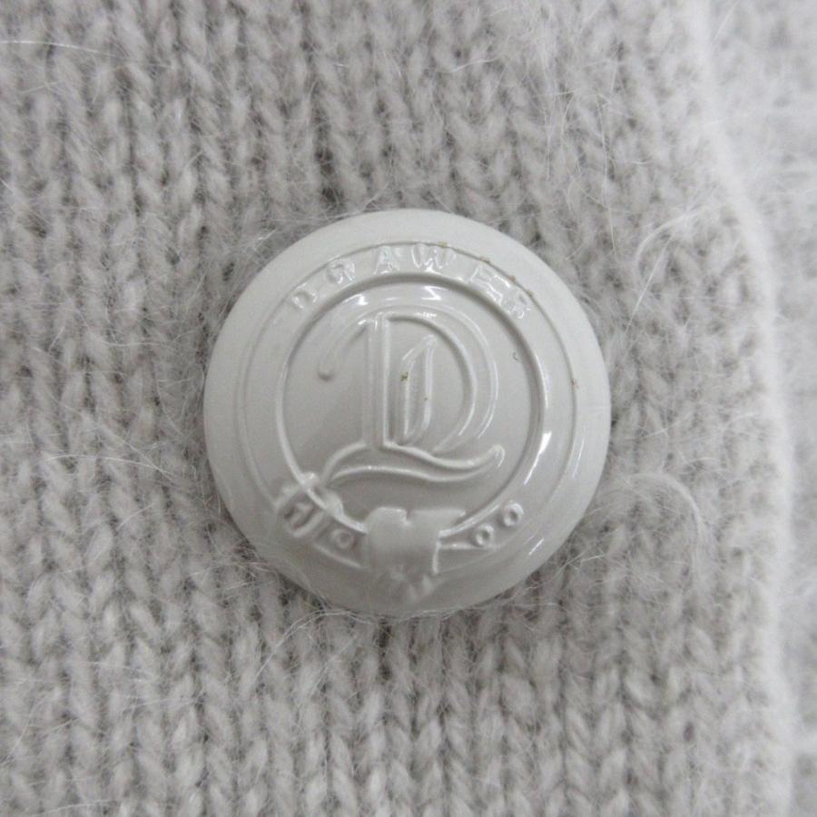 DRAWER（ドゥロワー） 美品 7G カシミヤ100% ファー シャギー ロング