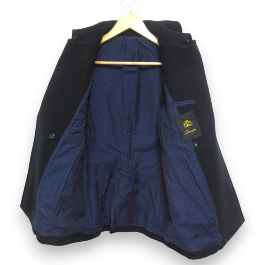 DRAWER（ドゥロワー） 美品 ウール100％ メルトン ダブルブレスト