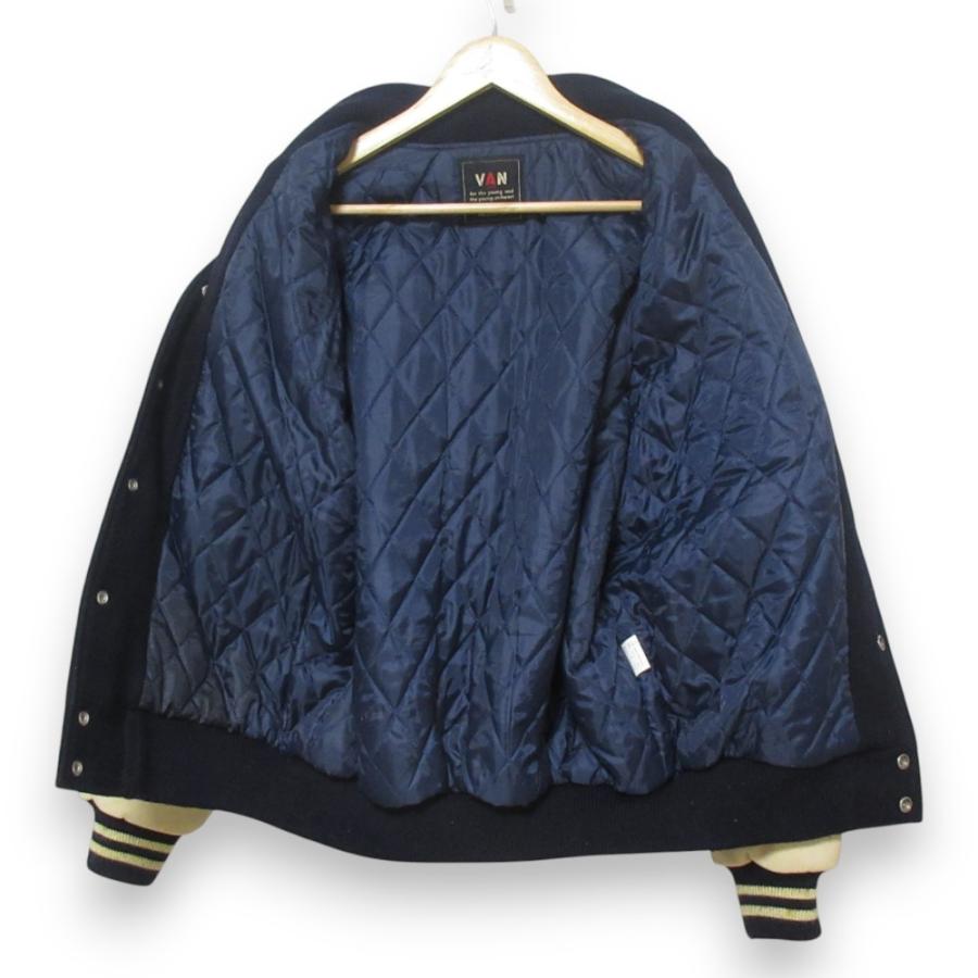 VAN JAC ヴァンヂャケット ヴィンテージ ウールブレンド ロゴワッペン