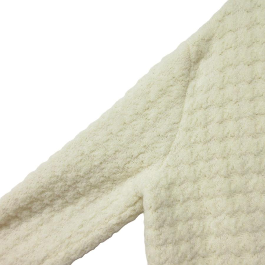 DRAWER（ドゥロワー） 美品 7Gジャガード フリンジ ニット