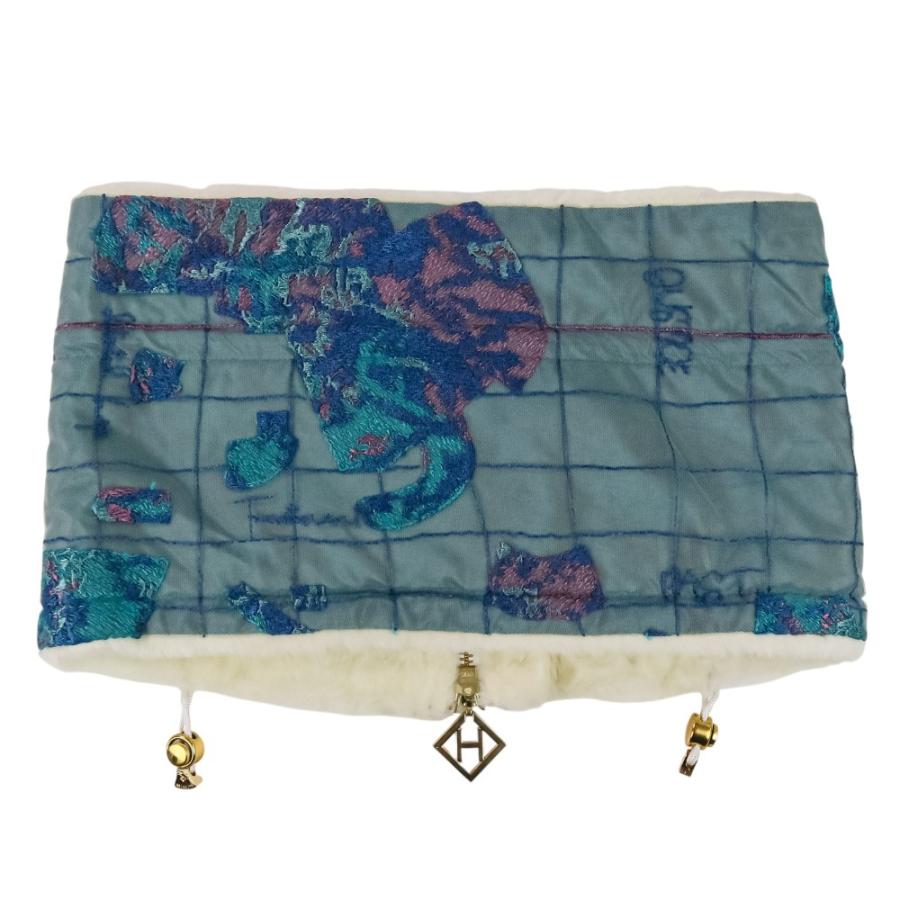 美品 hazama ハザマ 無知へと達するレーススヌード チュール刺