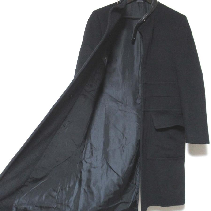 GUCCI（グッチ） 美品 トムフォード期 ウール カシミヤブレンド レザー