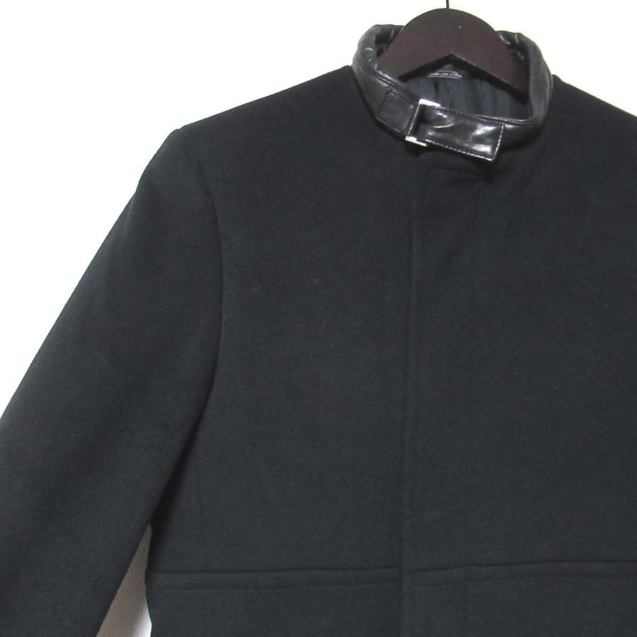 GUCCI（グッチ） 美品 トムフォード期 ウール カシミヤブレンド レザー