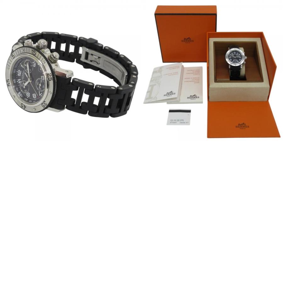 HERMES（エルメス） 美品 クリッパーダイバー クロノグラフ クォーツ