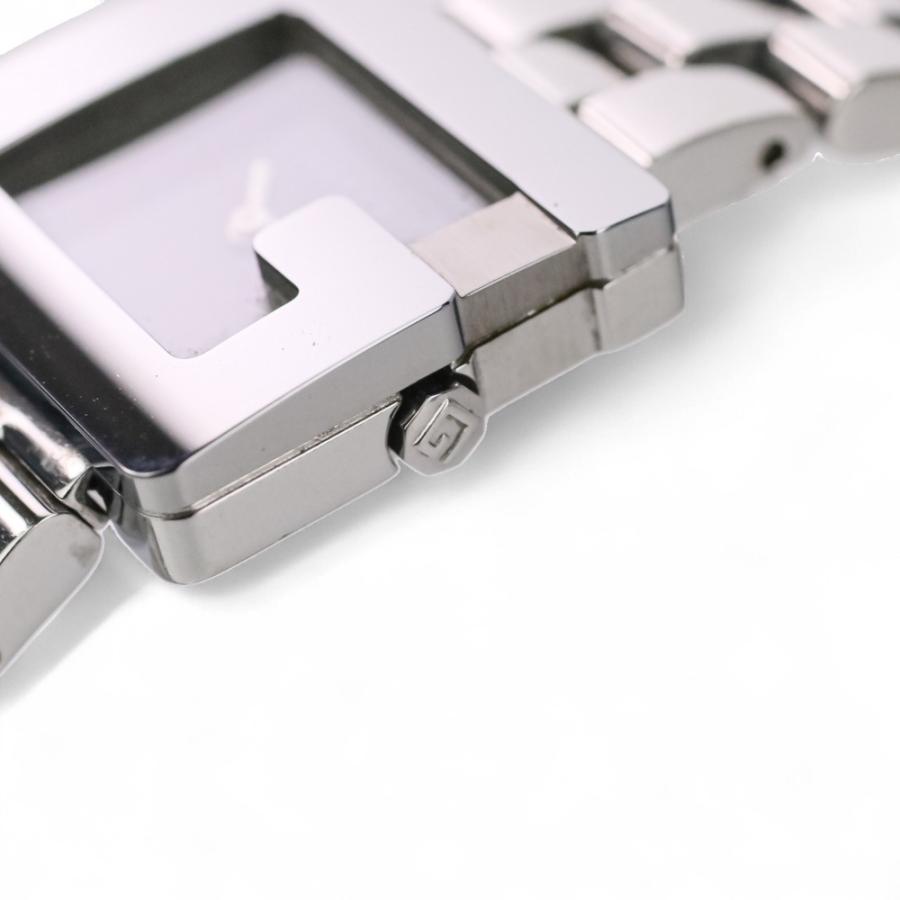 GUCCI（グッチ） 美品 3600L Gロゴスクエア レディース腕時計 ブラック