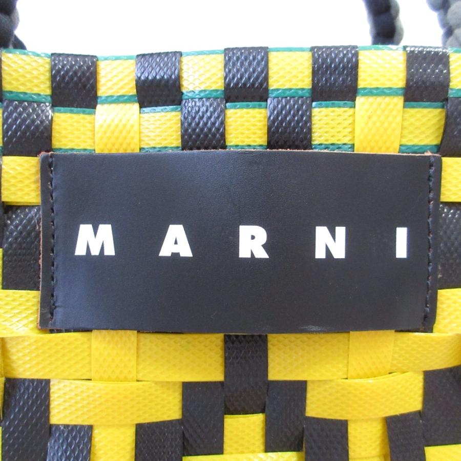 MARNI（マルニ） 良品 フラワーマーケット ピクニックバッグ カゴ