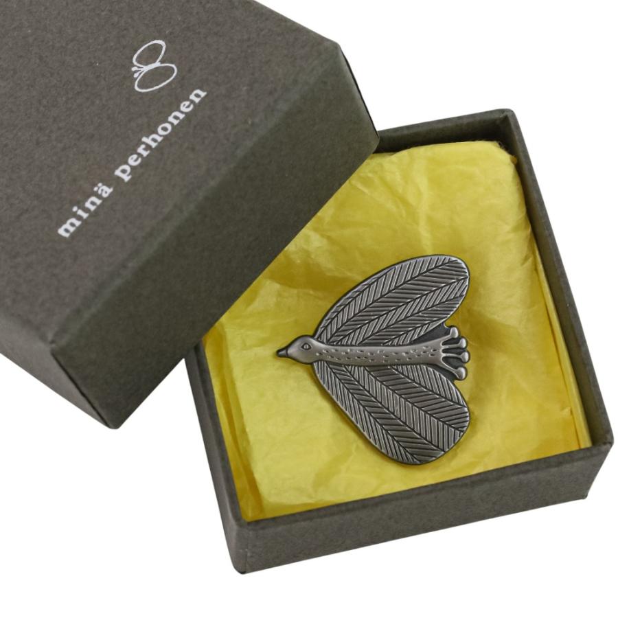 mina perhonen（ミナペルホネン） 美品 wonder bird ピンブローチ