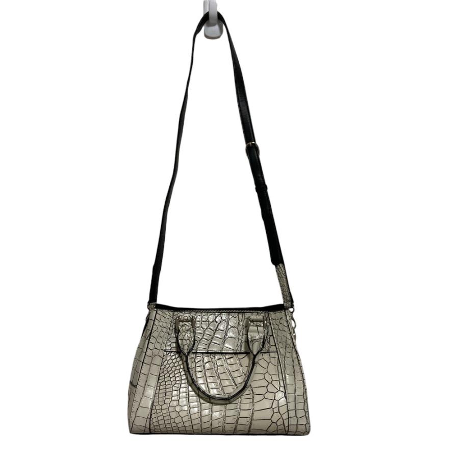 良品 CROIX ROYAL クロワロイヤル JRA クロコダイルレザー 目地染め