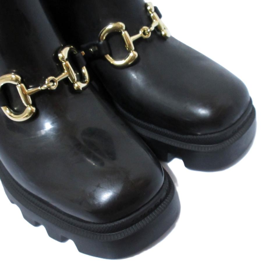 GUCCI（グッチ） 美品 ホースビット アンクルブーツ レインブーツ