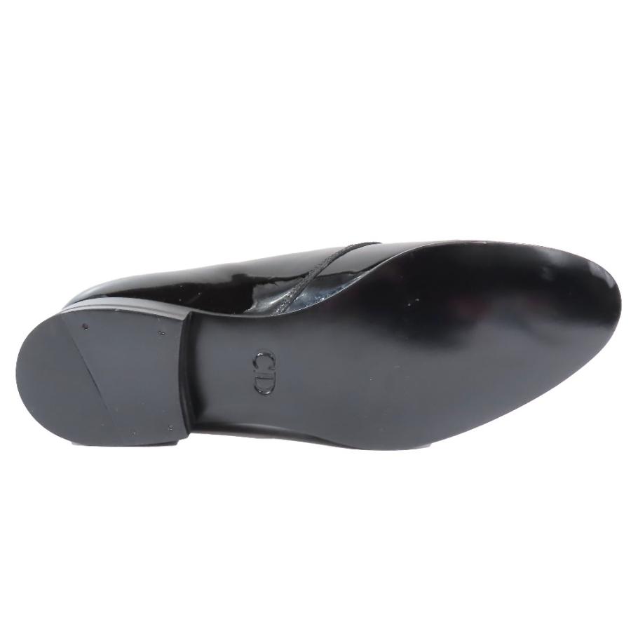 未使用 DIOR ディオール エナメルシューズ ドレスシューズ ローファー