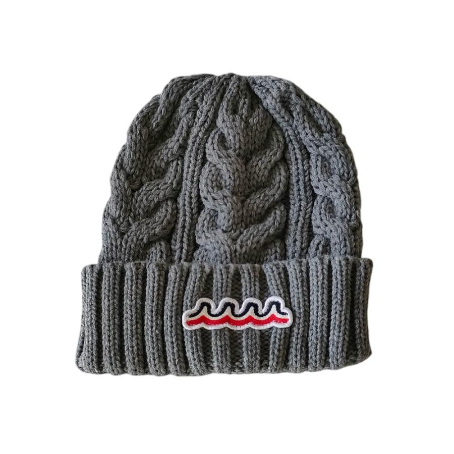 未使用 MUTA MARINE ムータマリン ロゴワッペン ケーブル ニット