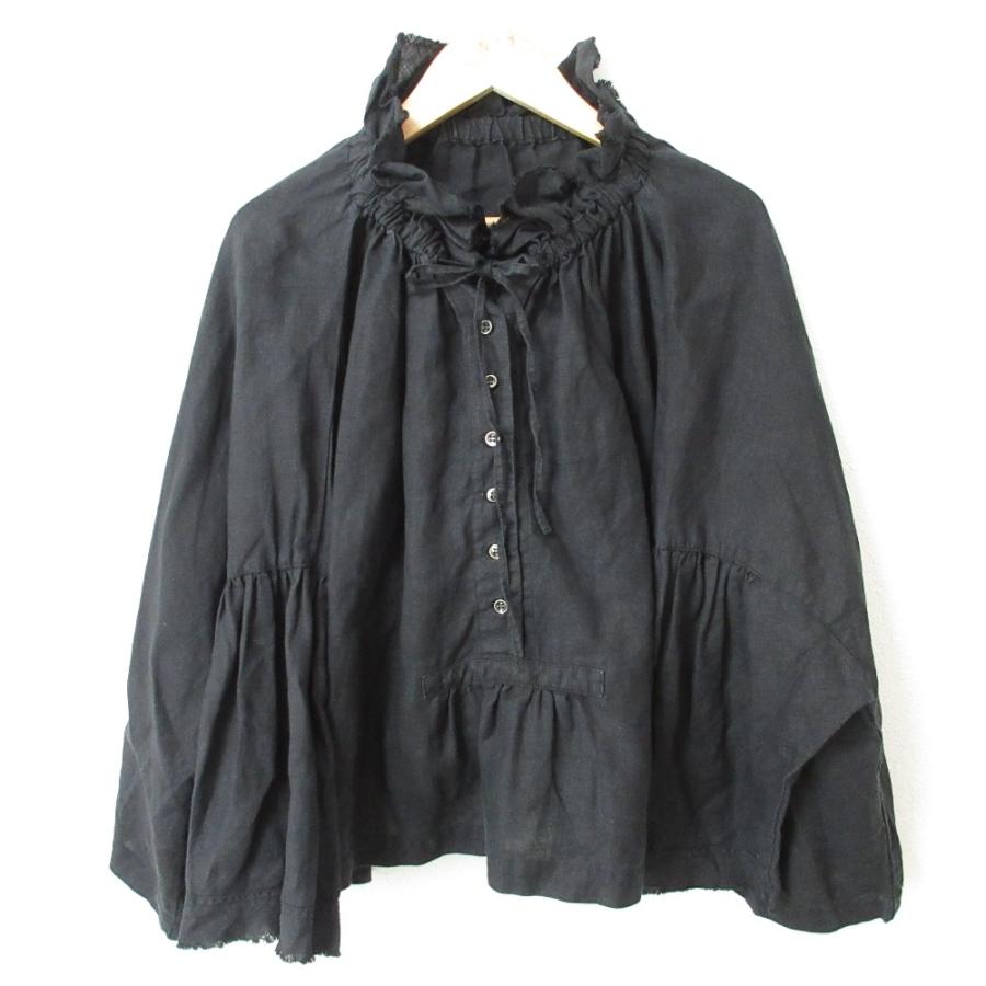 nest Robe（ネストローブ） 美品 21AW nest Robe リネンラッフルカラー