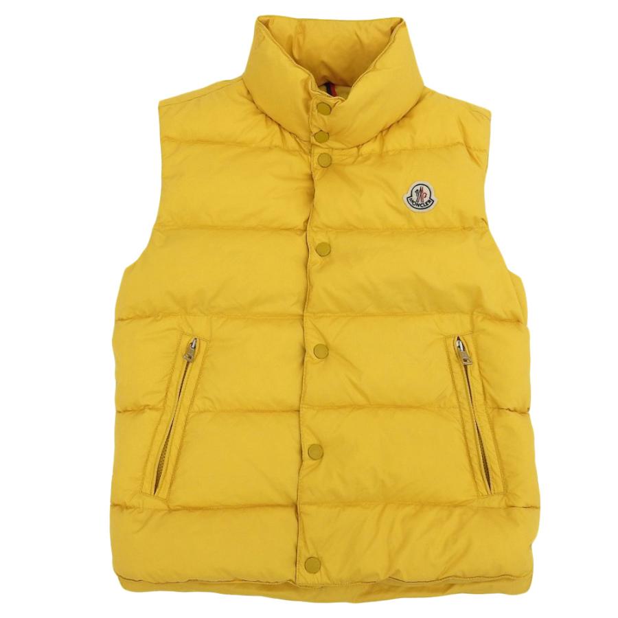 MONCLER（モンクレール） 良品 ロゴワッペン ダウンベスト 00 イエロー