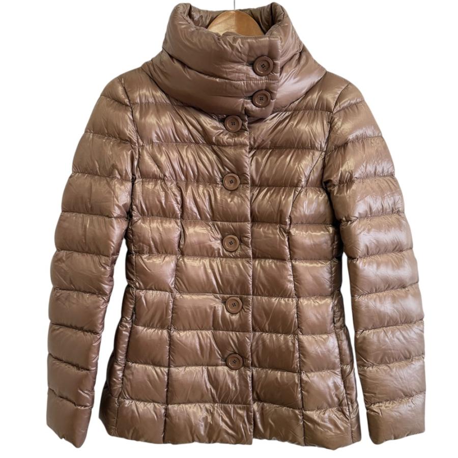 HERNO（ヘルノ） 美品 ナイロン スタンドカラー ダウンジャケット 42