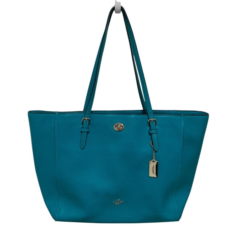 COACH（コーチ） 新品同様 レザー ターンロック 舟形 トートバック