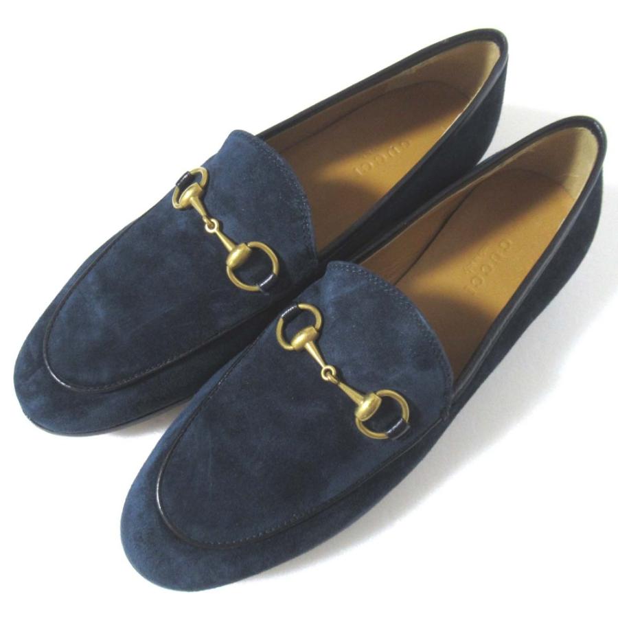 GUCCI（グッチ） 未使用 ヨルダーン スエード ホースビット ローファー