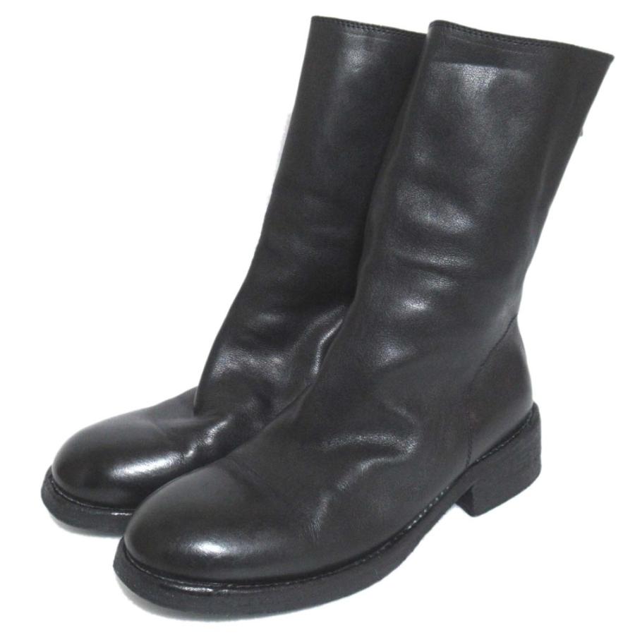 GUIDI（グイディ） 美品 788 レザー バックジップブーツ ショート