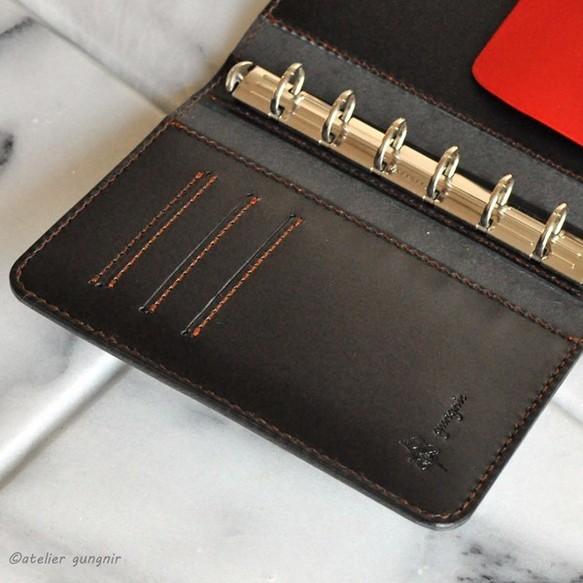 システム手帳 ポケットミニ6穴サイズ バインダーリング オリジナル