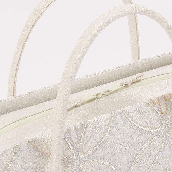 きもの 和 利休バッグ 西陣織 河合美術織物 正絹 唐織帯地使用 七宝