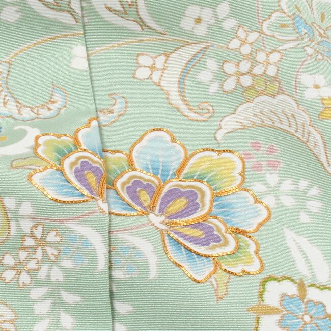 きもの 和 訪問着 正絹 未仕立て 久保耕 久美すがた 特選 型糸目 手