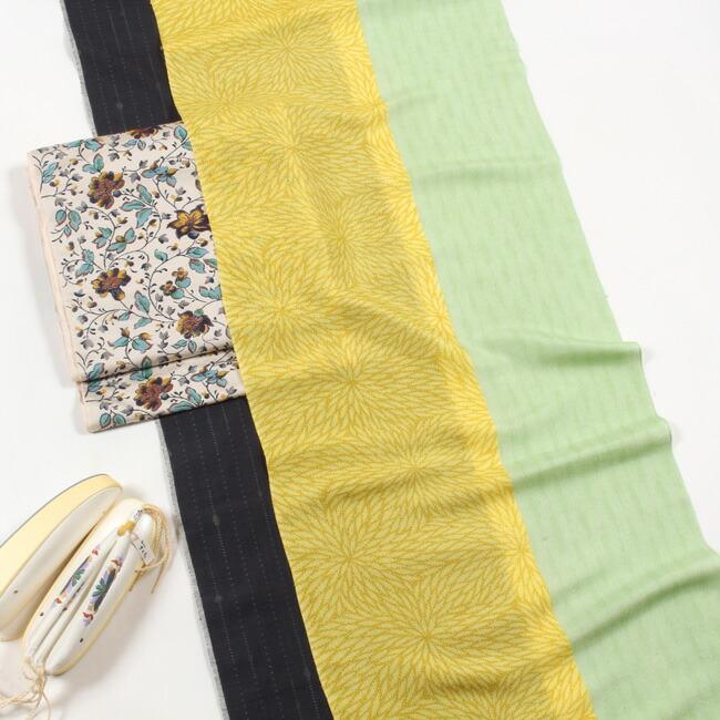 きもの 和 白綾苑大庭正絹 特選西陣九寸 名古屋帯 九寸帯 唐花文