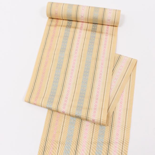 きもの 和 名古屋帯 本場筑前博多織 五献上 金印 全通 八寸帯