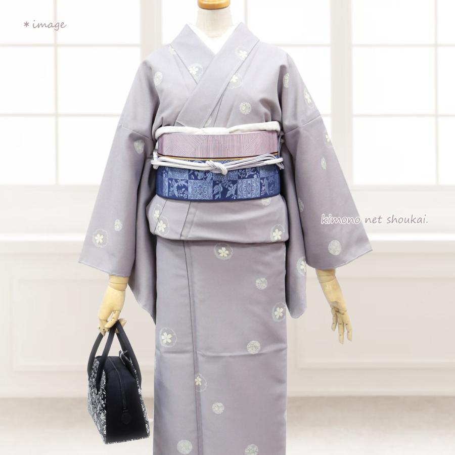 正絹 利休バッグ 越後染印傳 黒 裂取り小紋柄 日本製 和装バッグ