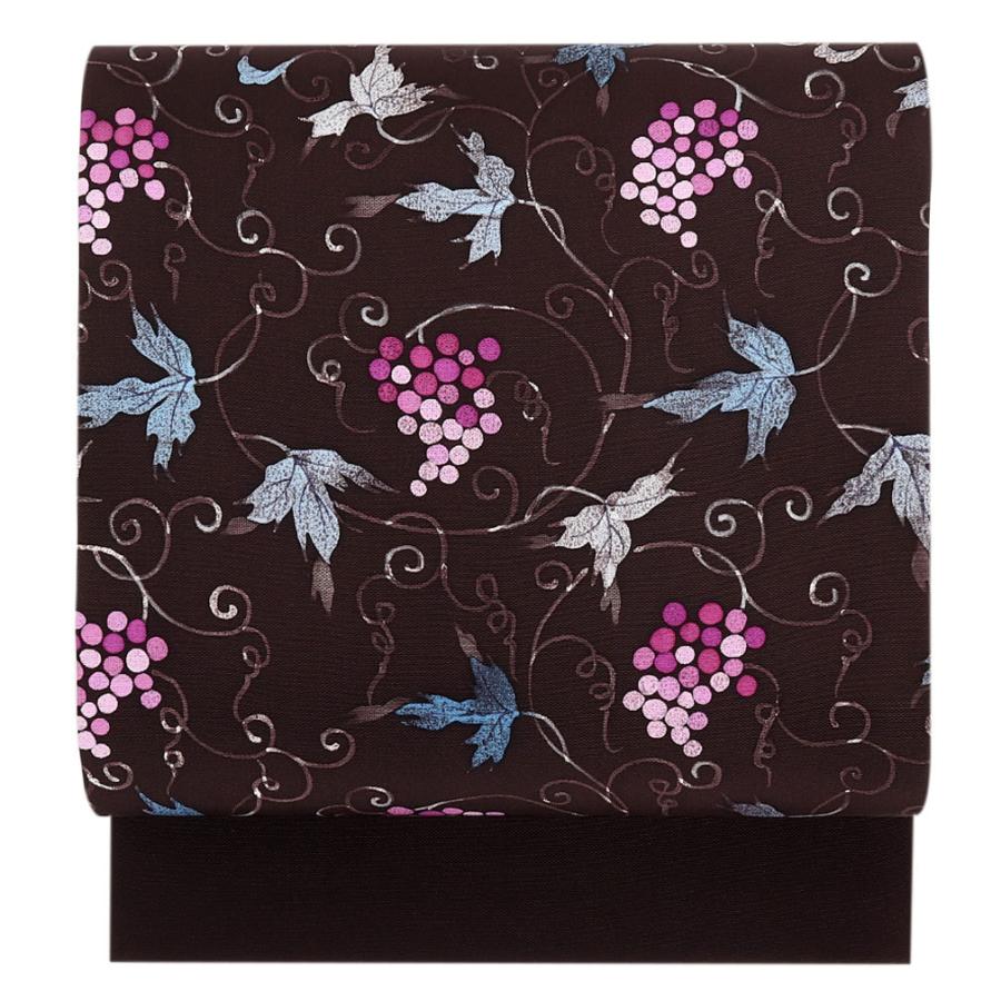 Kisste（キステ） 名古屋帯 正絹 新品 九寸名古屋帯 こげ茶 新塩瀬