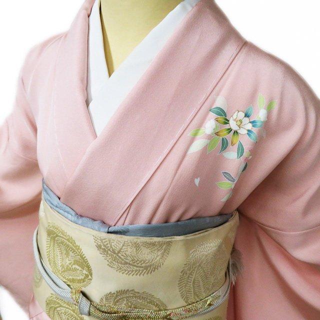 特選 訪問着 着物 未使用 正絹 袷 京友禅 伝統工芸士 岡山武子 花の図