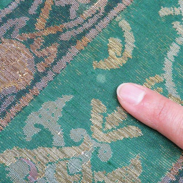 袋帯 中古 リサイクル 正絹 紬地 カジュアル 仕立て上がり 六通 帯屋