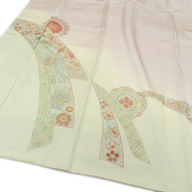 FINAL PRICE ／ 付下げ 付け下げ 着物 中古 汕頭刺繍 スワトウ 相良