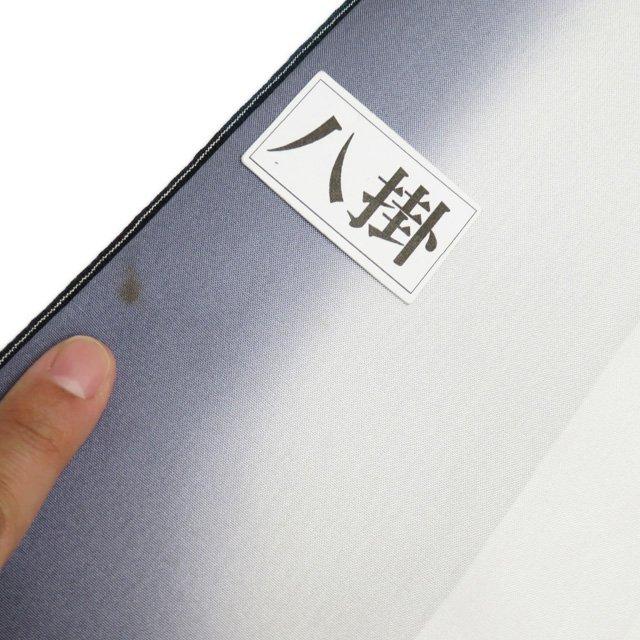 FINAL PRICE ／ 本塩沢 お召し 御召 着物 中古 正絹 袷 ラベル付き