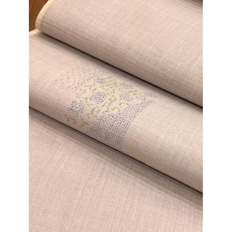 本場 結城紬 100亀甲 色紙重ね 地機 いざり機 平織 真綿糸100% 世界