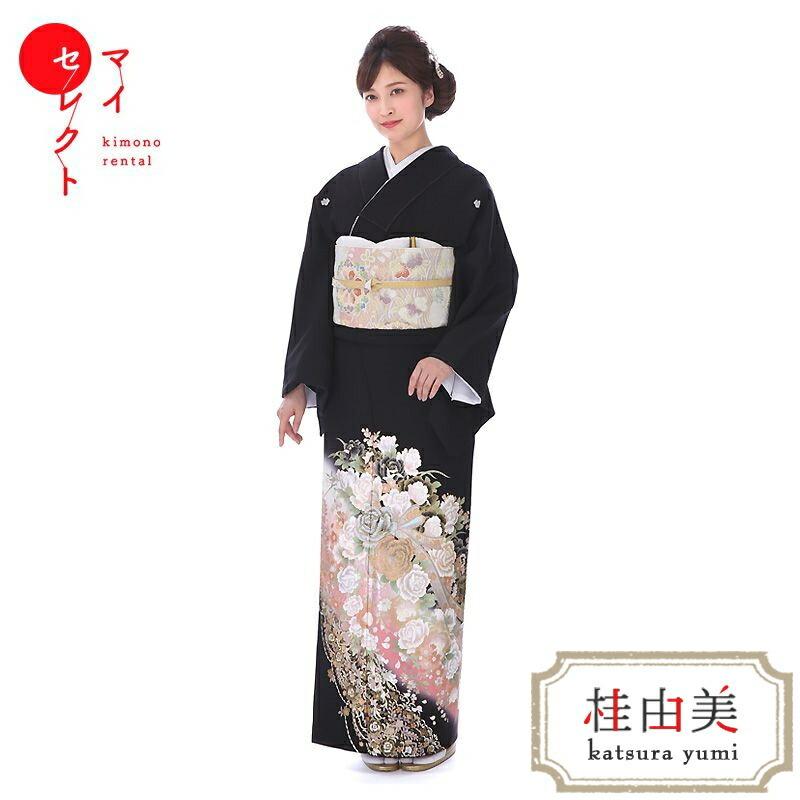 YUMI KATSURA（ユミカツラ） 黒留袖レンタル 桂由美 バラ咲く庭 mito