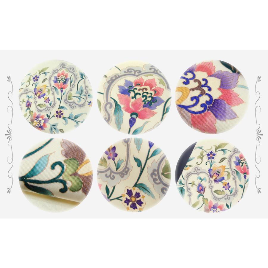 岡重 名古屋帯 駒塩瀬 九寸 金彩 クリーム色 オフホワイト 未仕立て品