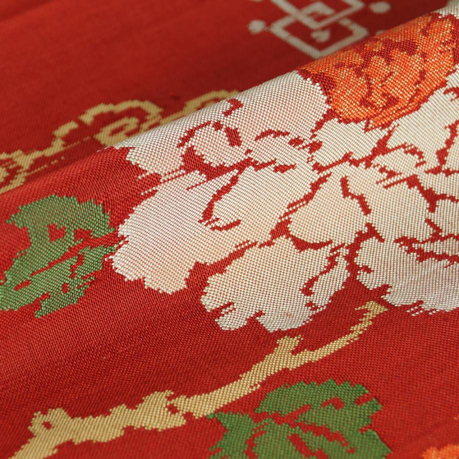 龍村平蔵製 袋帯 旺華錦 紬地 本袋帯 六通柄 送料無料 中古 初代 龍村