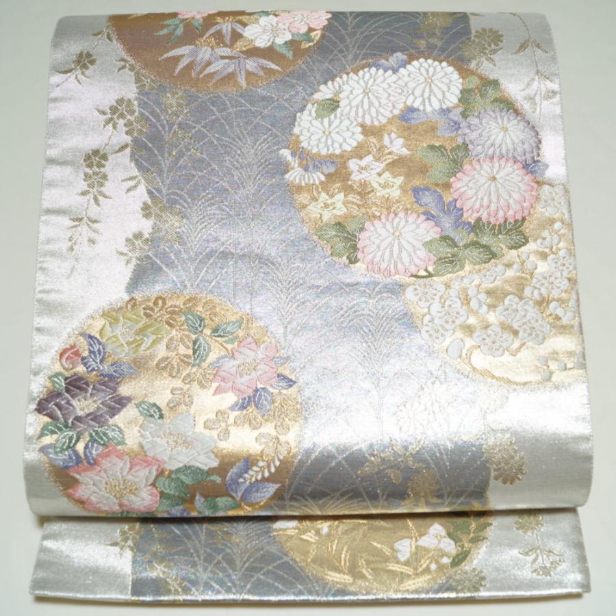 着物セット スワトウ刺繍 訪問着・袋帯 2点 セット 金撒きに文箱模様