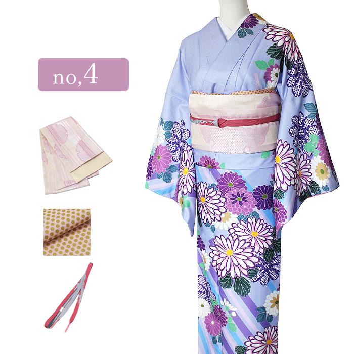 訪問着 4点セット 礼装 入学 卒業 七五三 訪問着セット 袋帯 帯締め
